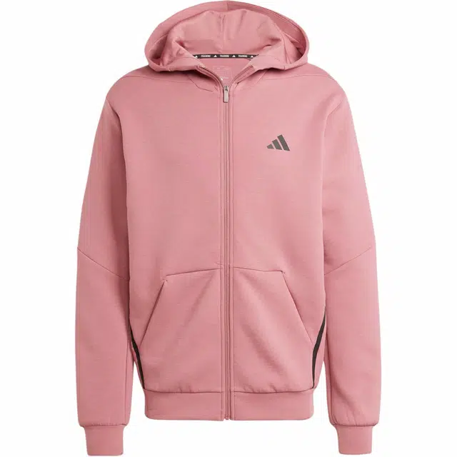 adidas AEROREADY FW24 TRAINING FULL-ZIP TRACK JACKET logo