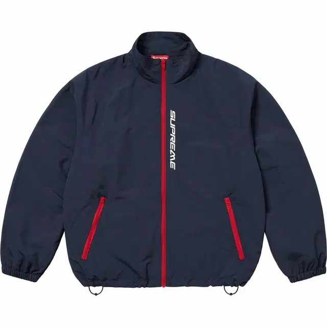Supreme SS25 WEEK1 Contrast Zip Track Jacket