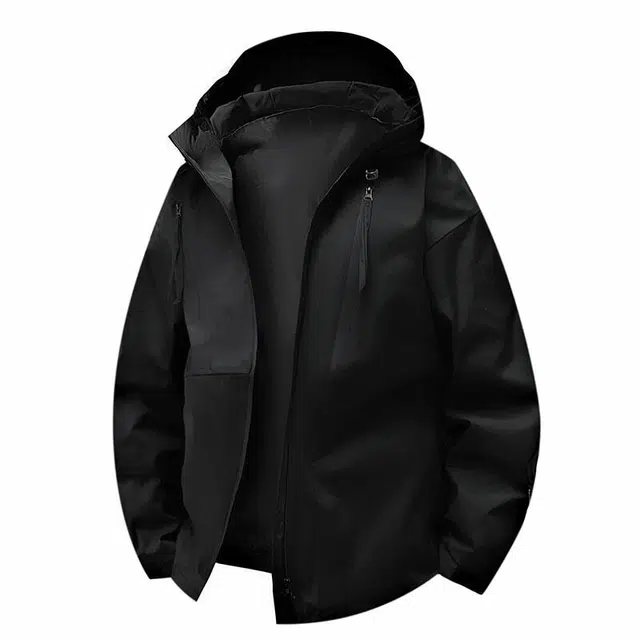 雅鹿 宽松纯色工装教练简约长袖夹克外套 男女同款