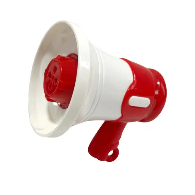 蒙小仔 迷你小喇叭钥匙扣大声公小喇叭扩音扬声器电动手持喊话创意 玩具