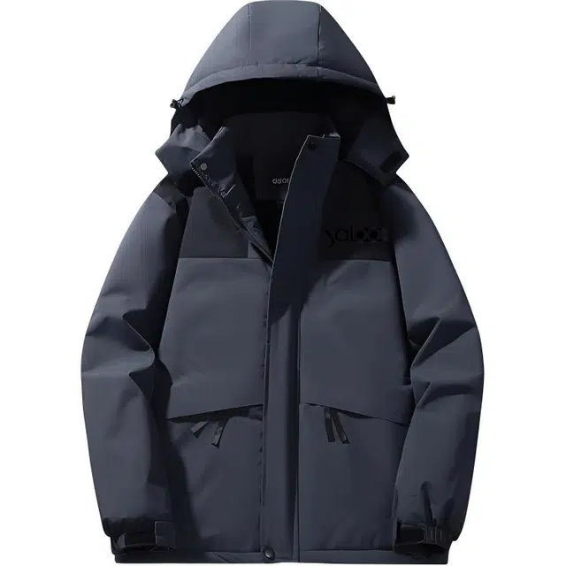 雅鹿优选 舒适柔软连帽棉服 男款