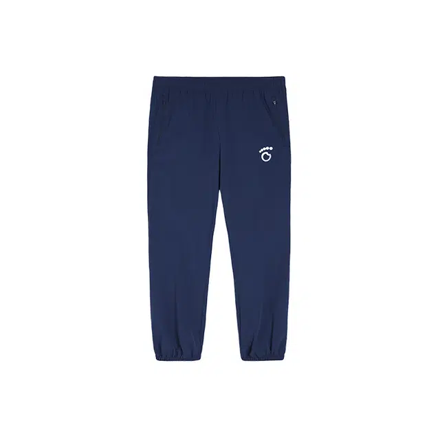 马孔多 透气薄款休闲冰丝凉感梭织运动长裤 男款 藏蓝色