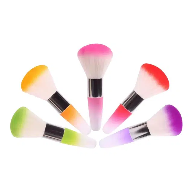 馨枕居  彩色软毛化妆刷 清洁定妆