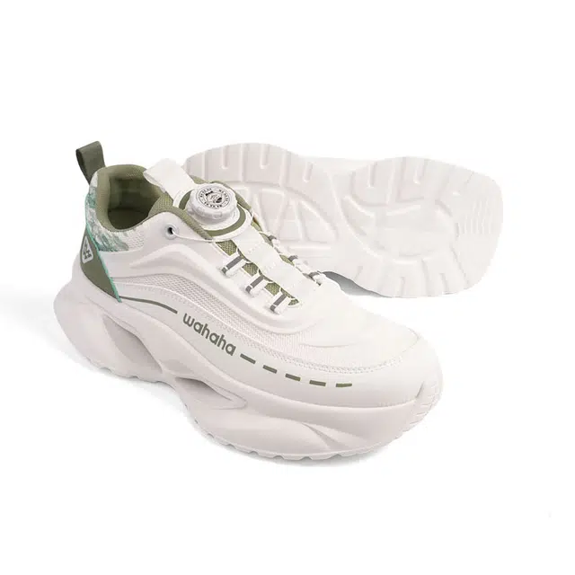 娃哈哈 织物 简约拼色 复古百搭  时尚潮流 减震耐磨透气包裹性 低帮 生活休闲鞋 男款