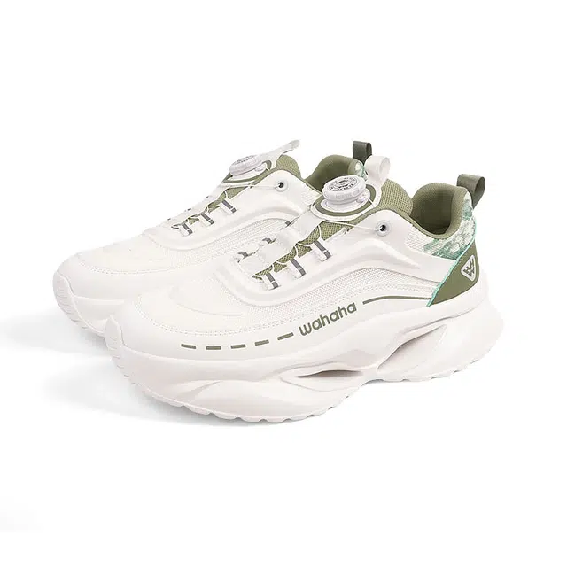 娃哈哈 织物 简约拼色 复古百搭  时尚潮流 减震耐磨透气包裹性 低帮 生活休闲鞋 男款