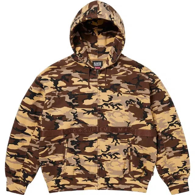 Supreme x Marithé François Girbaud Zip Up Hooded Sweatshirt