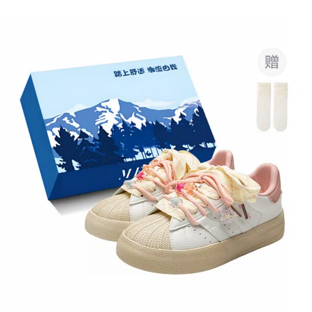 小鹿米利 合成革 休闲复古小众 防滑耐磨 低帮 板鞋 女