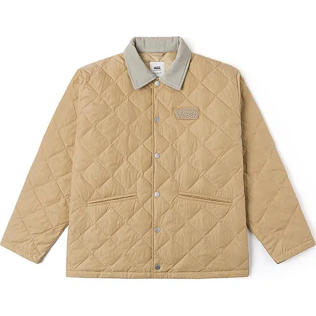 Vans x Zhang Quan Artist Down Collar Jacket Brown