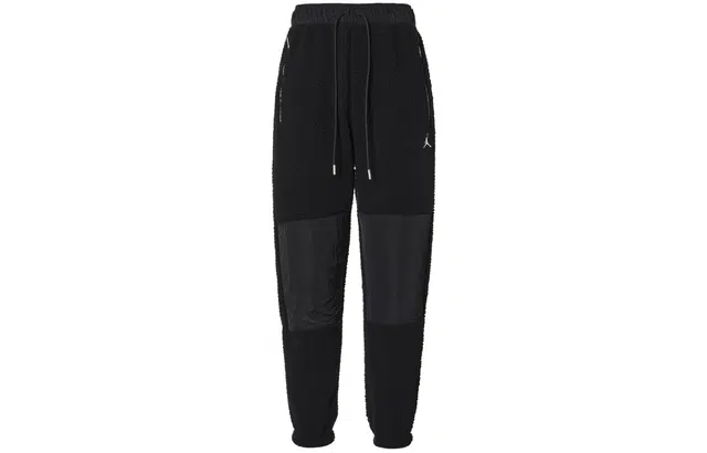 Jordan Logo Embroidered Sweatpants Black