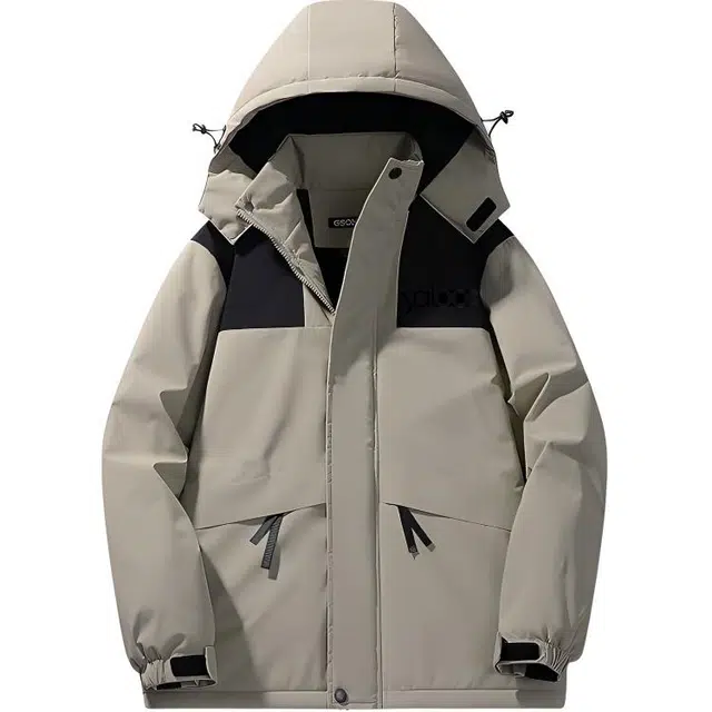 雅鹿优选 舒适柔软连帽棉服 男款