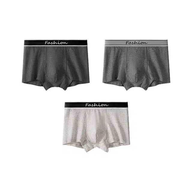 对你的私语 平角亲肤舒适内裤 男款 组合装