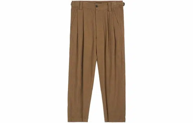 速写 纯色宽松直筒休闲裤 男女同款