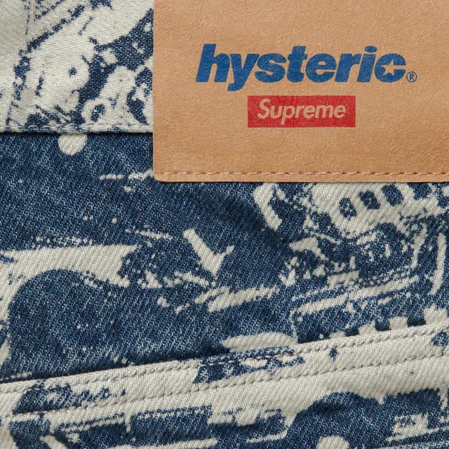 Supreme x HYSTERIC GLAMOUR FW24 WEEK13 Cars Baggy Jean