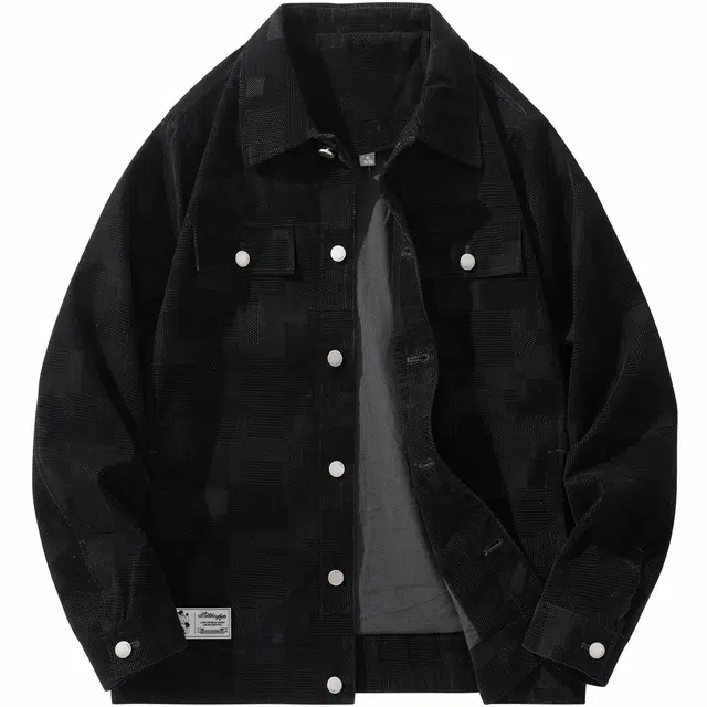 帕丁顿熊 美式高街复古迷彩格纹工装户外宽松休闲夹克外套 男女同款