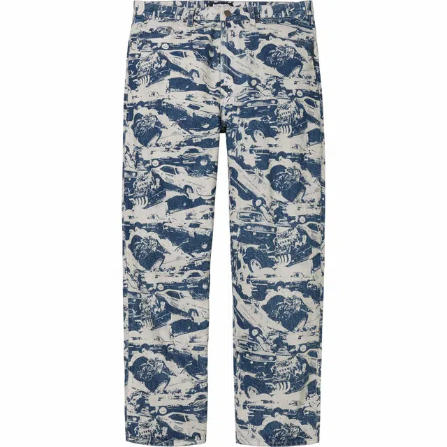 Supreme x HYSTERIC GLAMOUR FW24 WEEK13 Cars Baggy Jean