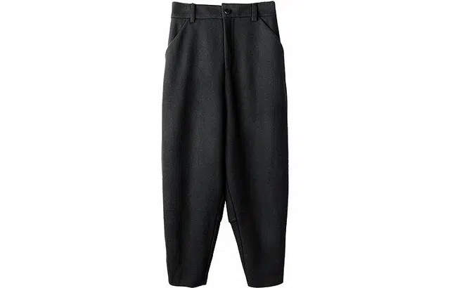 Huànxiàngzhě Black Straight-Leg Pants