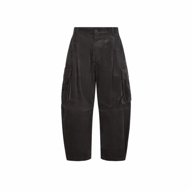 速写 灯芯绒多口袋工装宽松休闲裤 男款