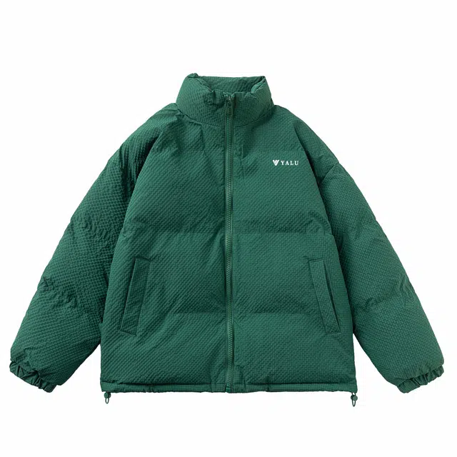 雅鹿 美式潮牌时尚简约百搭休闲保暖立领面包服棉服 男女同款