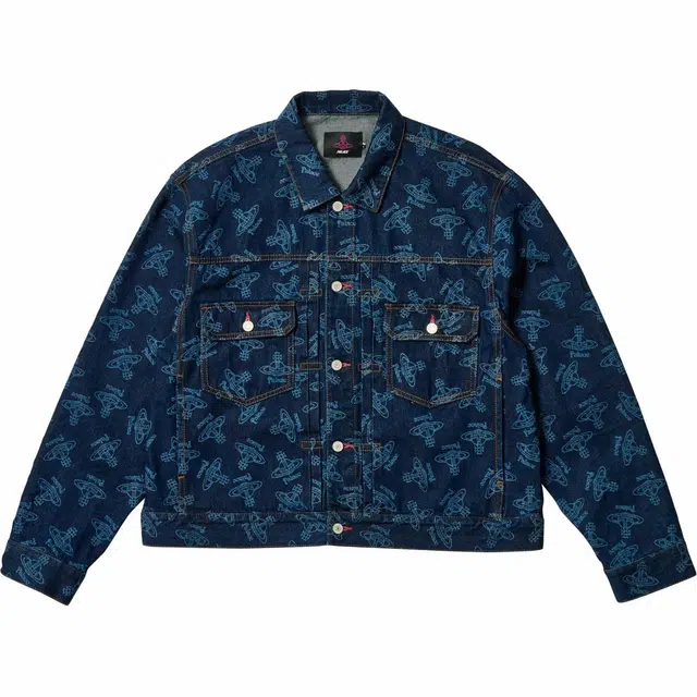 PALACE x VIVIENNE WESTWOOD FW24 DENIM JACKET LOGO