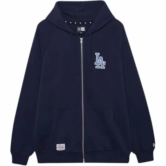 New Era x MLB Dodgers Zip Hoodie Navy