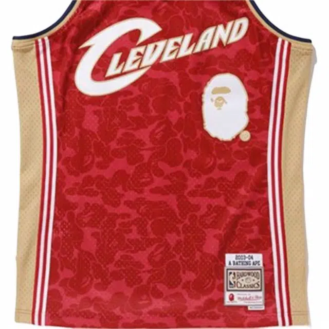A BATHING APE x Mitchell Ness