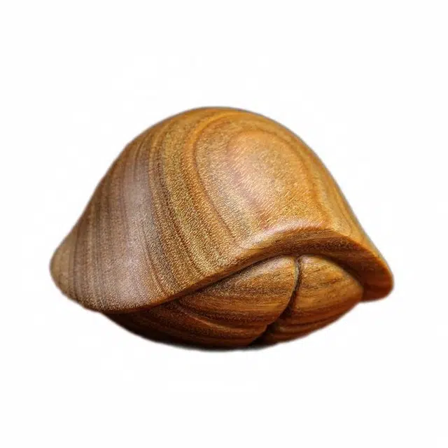 仙友 国潮新中式龟壳文玩 简约设计 轻奢高级感 吉祥如意 平安顺遂 绿檀 把件 男女同款情侣款