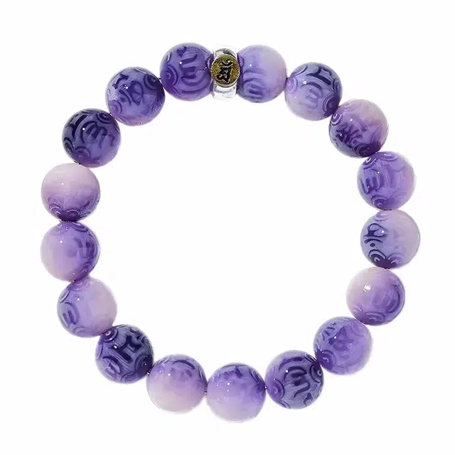 絮物 国潮新中式轻奢高级感文玩盘玩八大守护神九紫离火佛珠念珠纳福诸事顺遂#好运 菩提根 手串 男女同款情侣款