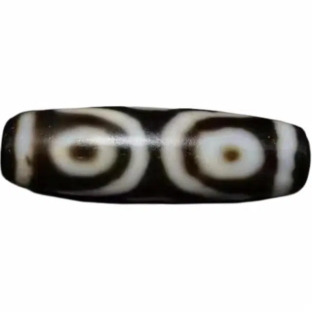 灵运宝 转运招财天珠金刚十字六眼色泽老气老矿风化油润包浆老料器磨损到位天然 玛瑙 吊坠 男女同款情侣款