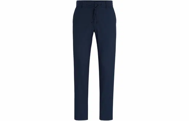 HUGO BOSS Slim-Fit Trousers In Wrinkle-Resistant Mesh