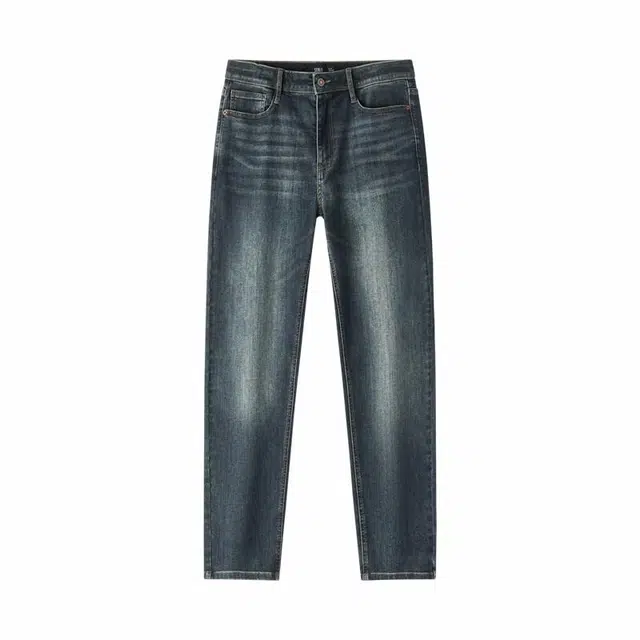 森马 修身小脚裤复古时尚百搭牛仔裤 男款