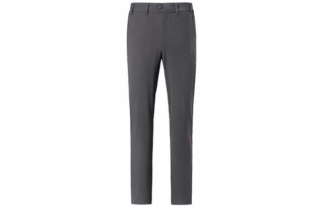 探路者 纯色户外透气速干直筒休闲裤 男款