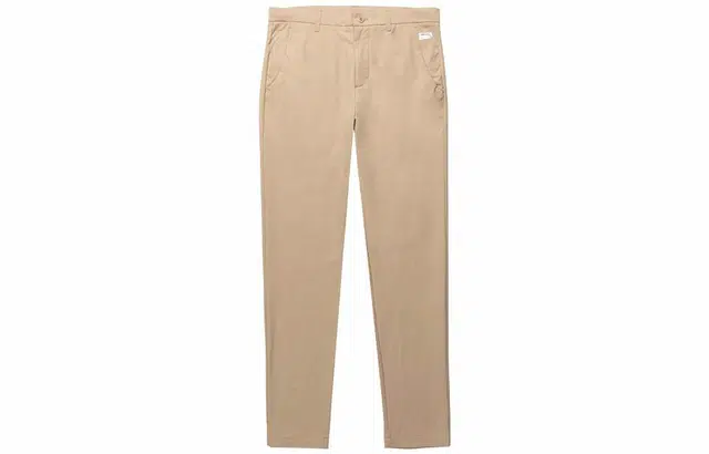 探路者 纯色户外弹力透气直筒休闲裤 男款