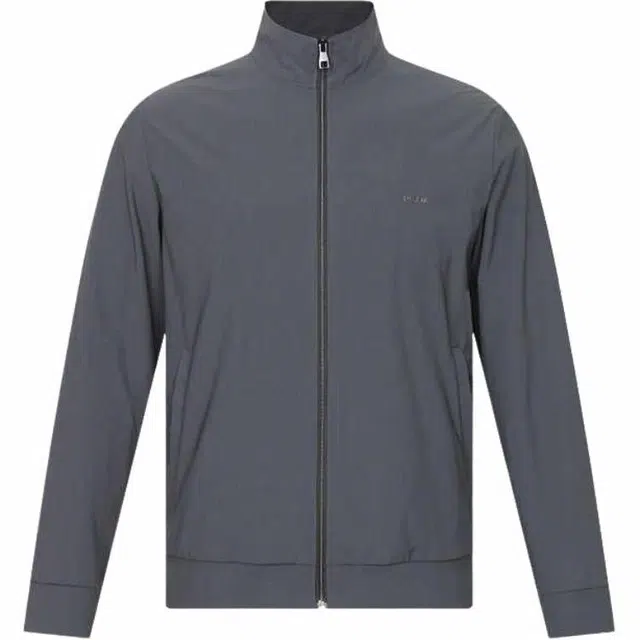 迪柯尼 纯色简约立领防风长袖夹克外套 男款