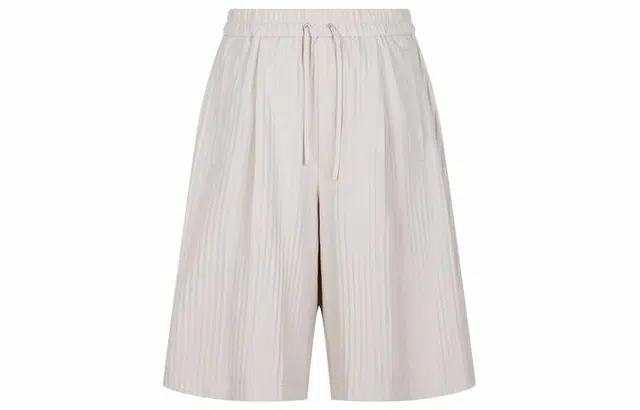 速写 直筒宽松纯色系带休闲裤 男款