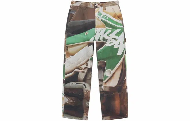 Stussy Work Pant Canvas Baja Print