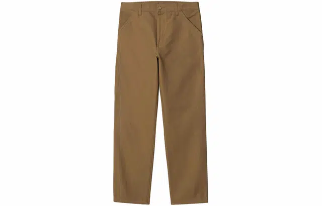 Carhartt WIP Straight Leg Pants Khaki