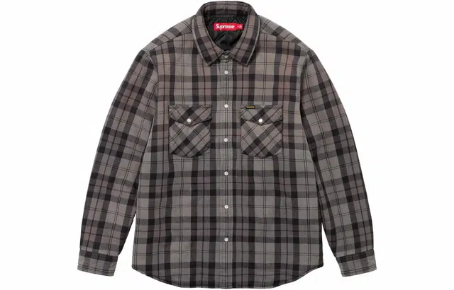 Supreme Quilted Flannel Snap Shirt