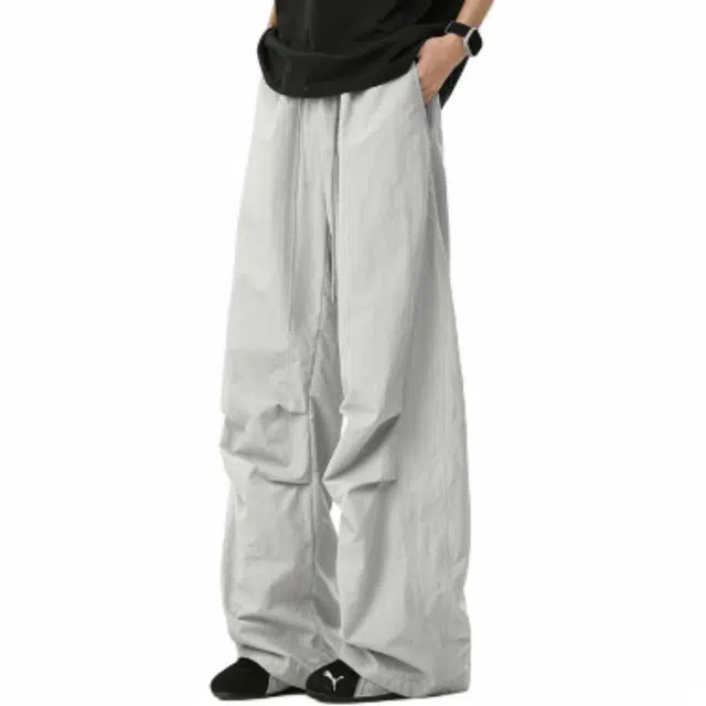 欧路得 美式皱褶户外运动百搭宽松机能透气速干休闲裤 男款