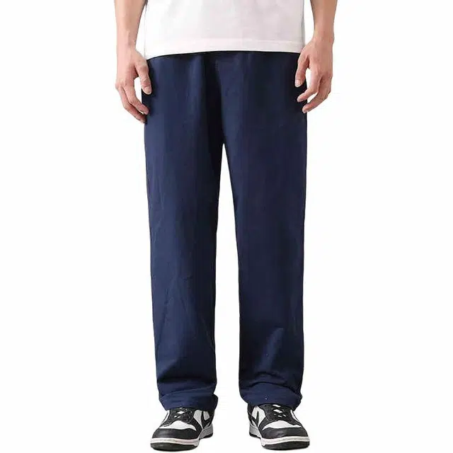 杜克恩 运动重磅纯色宽松休闲裤 男款