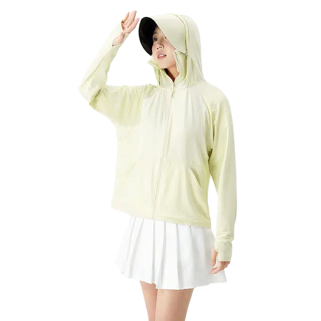 北极绒 透气皮肤衣户外薄款连帽服运动长袖夹克外套 男款