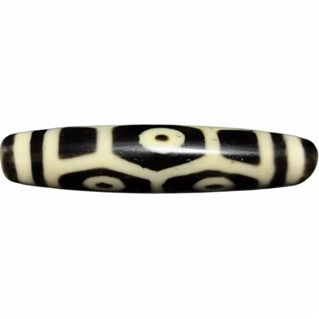 灵运宝 #转运招财龙眼六眼天珠咬色扎实略扁老矿风化油润包浆老料器磨损到位天然 玛瑙 吊坠 男女同款情侣款