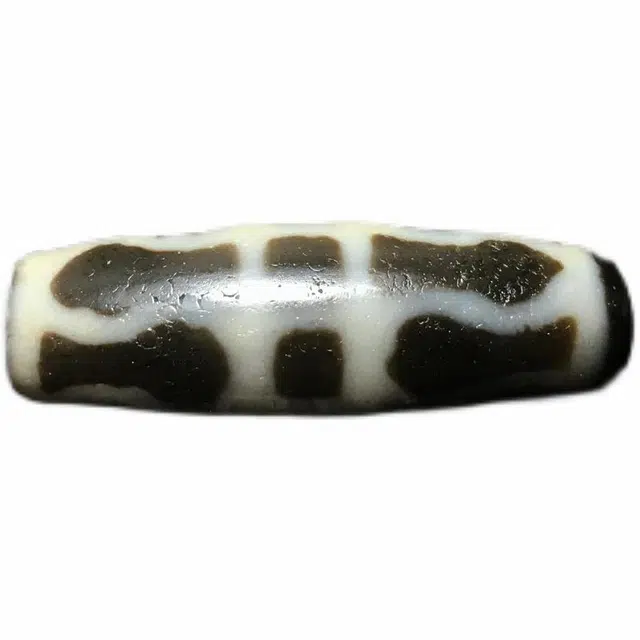 灵运宝 #转运招财金刚杵天珠皮壳温润细腻老矿风化油润包浆老料器磨损到位天然 玛瑙 吊坠 男女同款情侣款