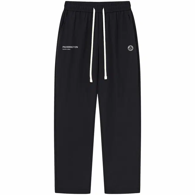 帕丁顿熊 冰丝简约工装宽松直筒伞兵裤休闲裤 男女同款