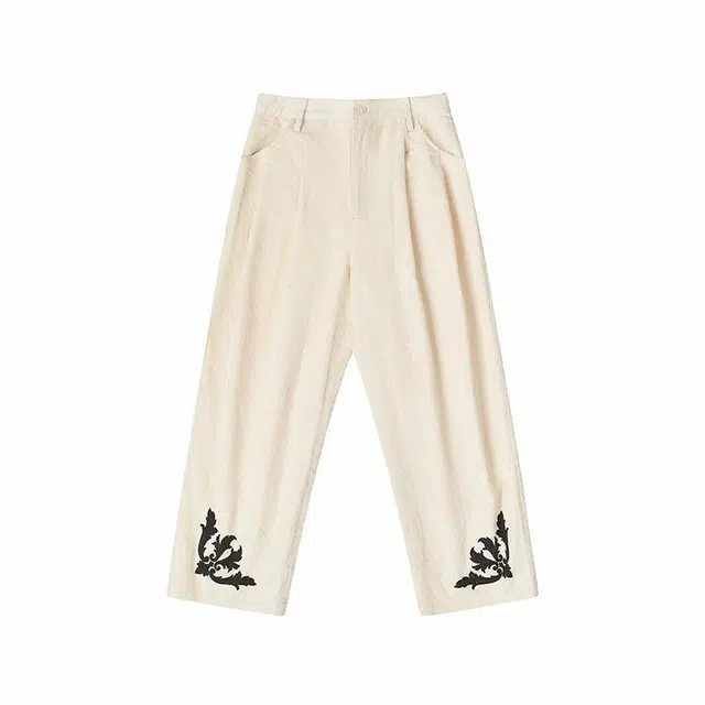 EMPTY REFERENCE Corduroy Pants Beige