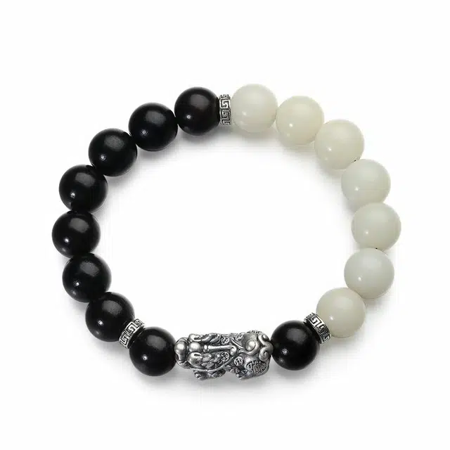 喜宝春花 招财貔貅 黑檀 手串 男女同款情侣款