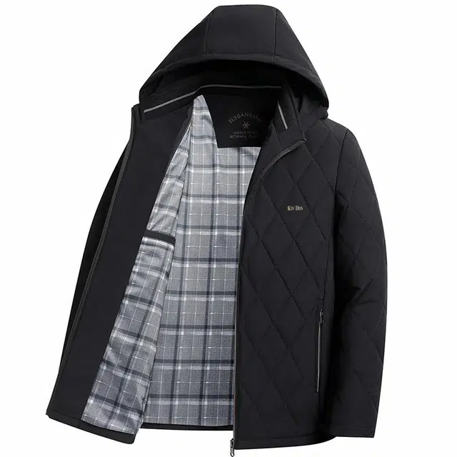 金盾 可脱卸帽合身舒适棉服 男款