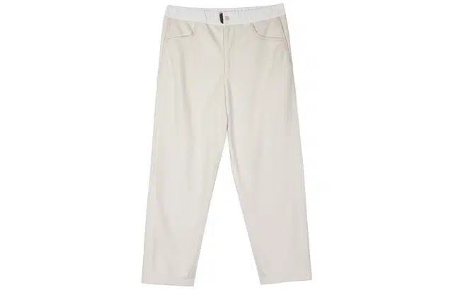 速写 纯色中腰直筒宽松休闲裤 男款