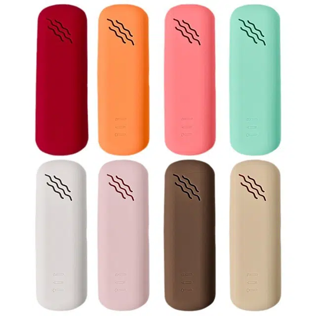 悦初美  硅胶眉笔睫毛眼影刷防尘收纳盒大容量便捷化妆刷美妆旅行便携防尘收纳袋