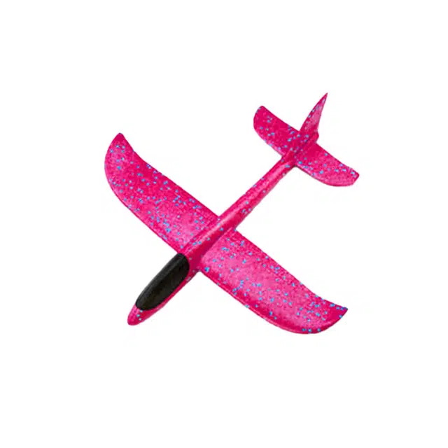 一点潮玩 创意手抛飞机 便携轻盈机航模 娱乐滑翔机 易操控 拼装模型