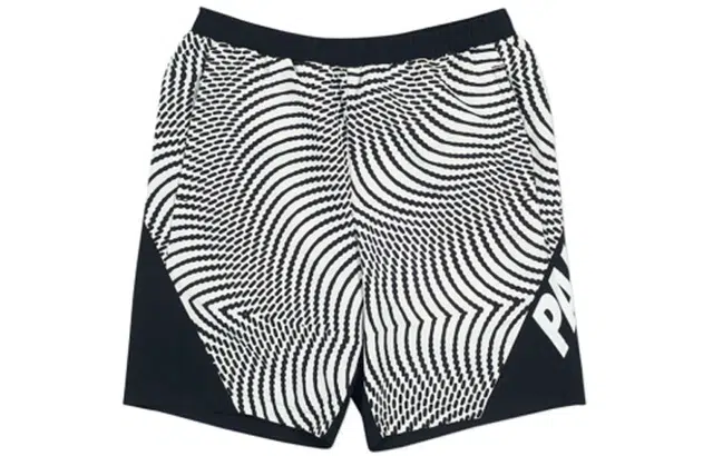 PALACE Swirl Shorts Black White